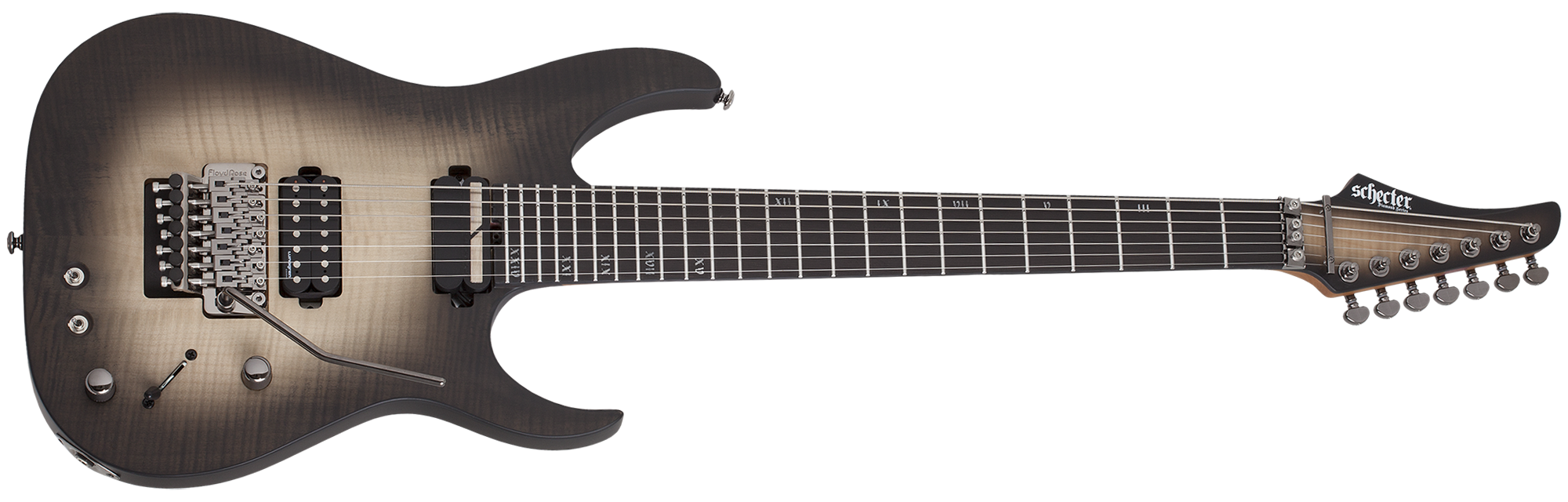 schecter banshee 7a リペイント Schecter Banshee Mach-7 EverTune • Fallout Burst • EverTune Shop